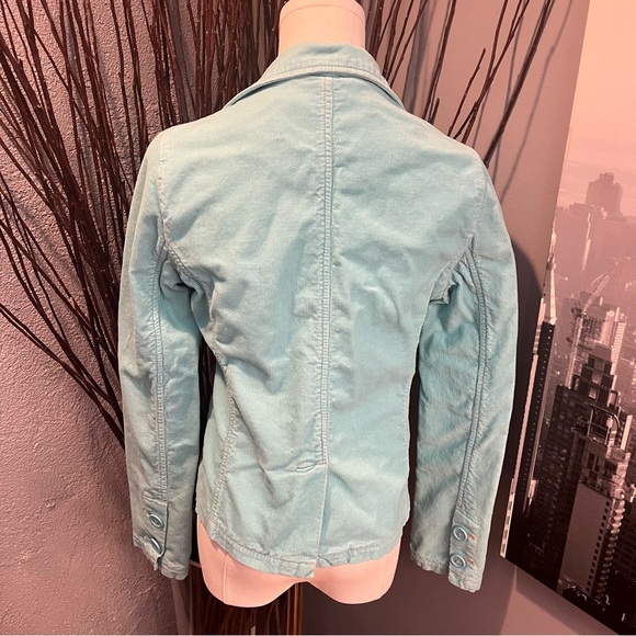 🌸AEROPOSTALE VINTAGE Y2K BLUE CORDUROY FALL JACKET SIZE MEDIUM🌸 - Picture 3 of 5